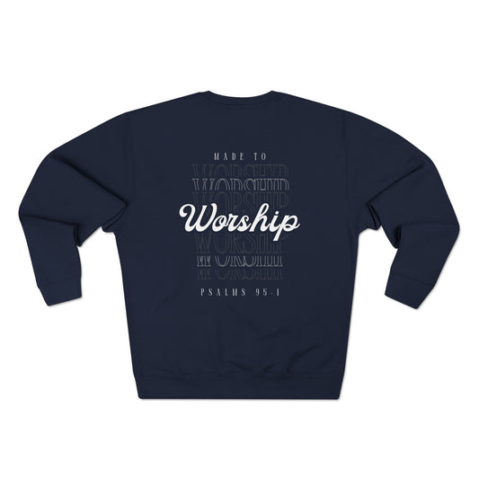 Psalms 95:1 Worship Crewneck