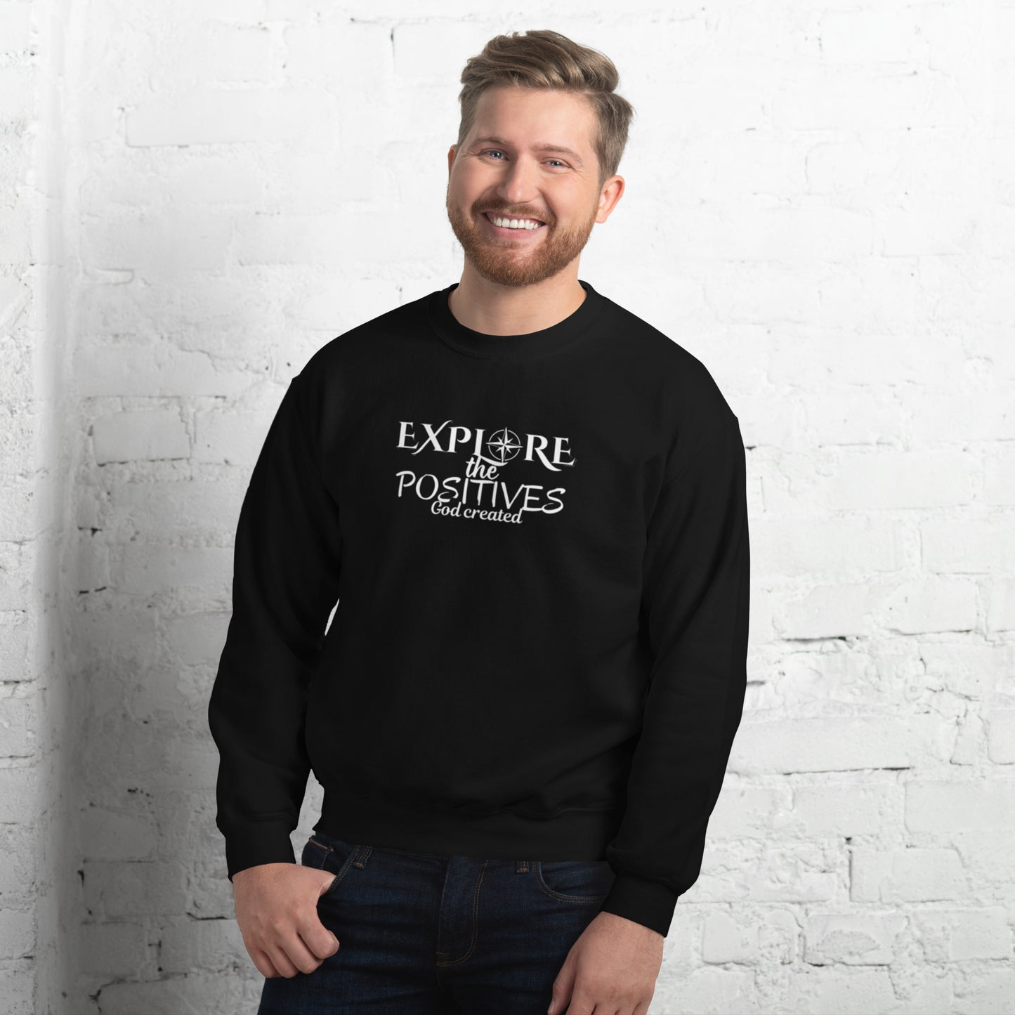 Explore New Positives Crewneck