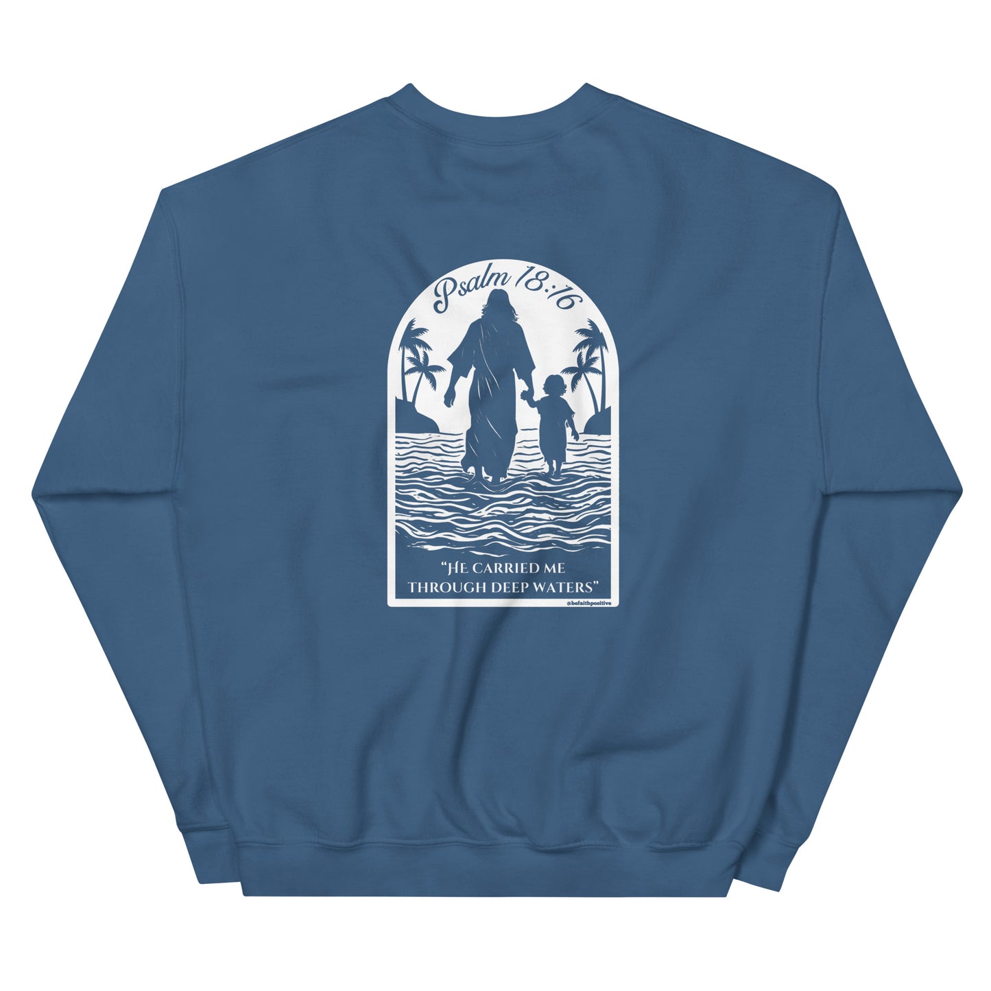 He Carried Me crewneck sweatshirt