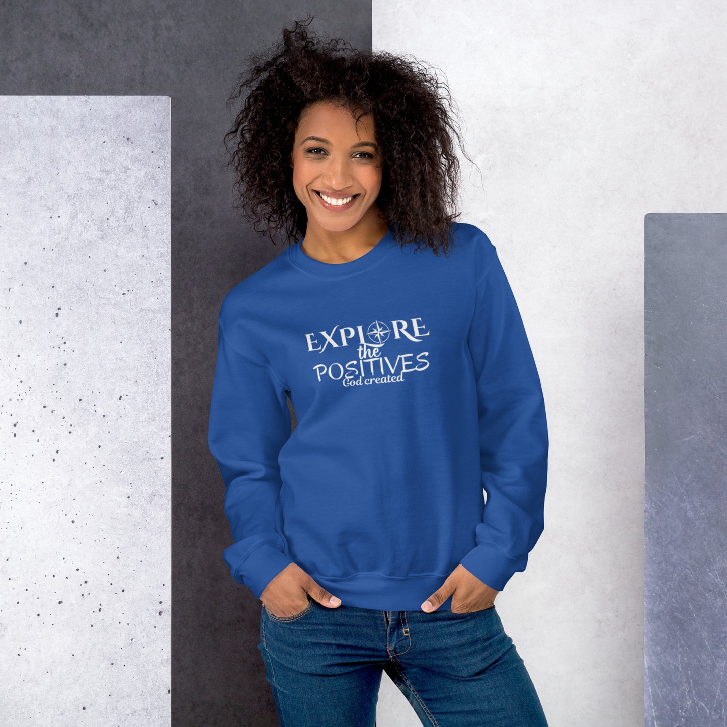 Explore New Positives Crewneck